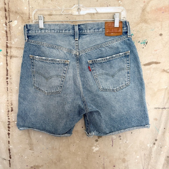 Levi's 501 90s Patchwork Shorts - Picture 3 of 6
